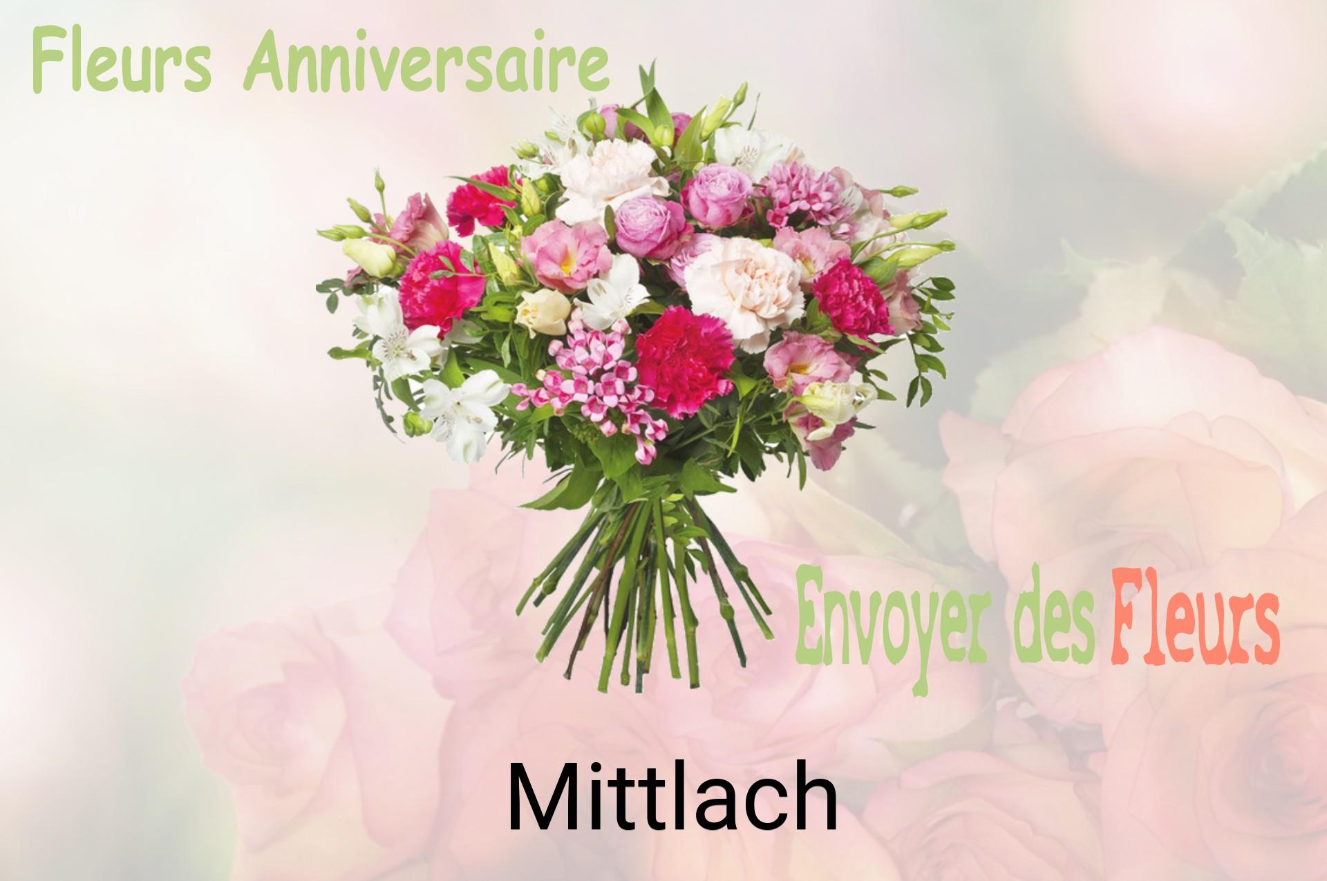 Bouquet de fleurs d’anniversaire livré à Mittlach